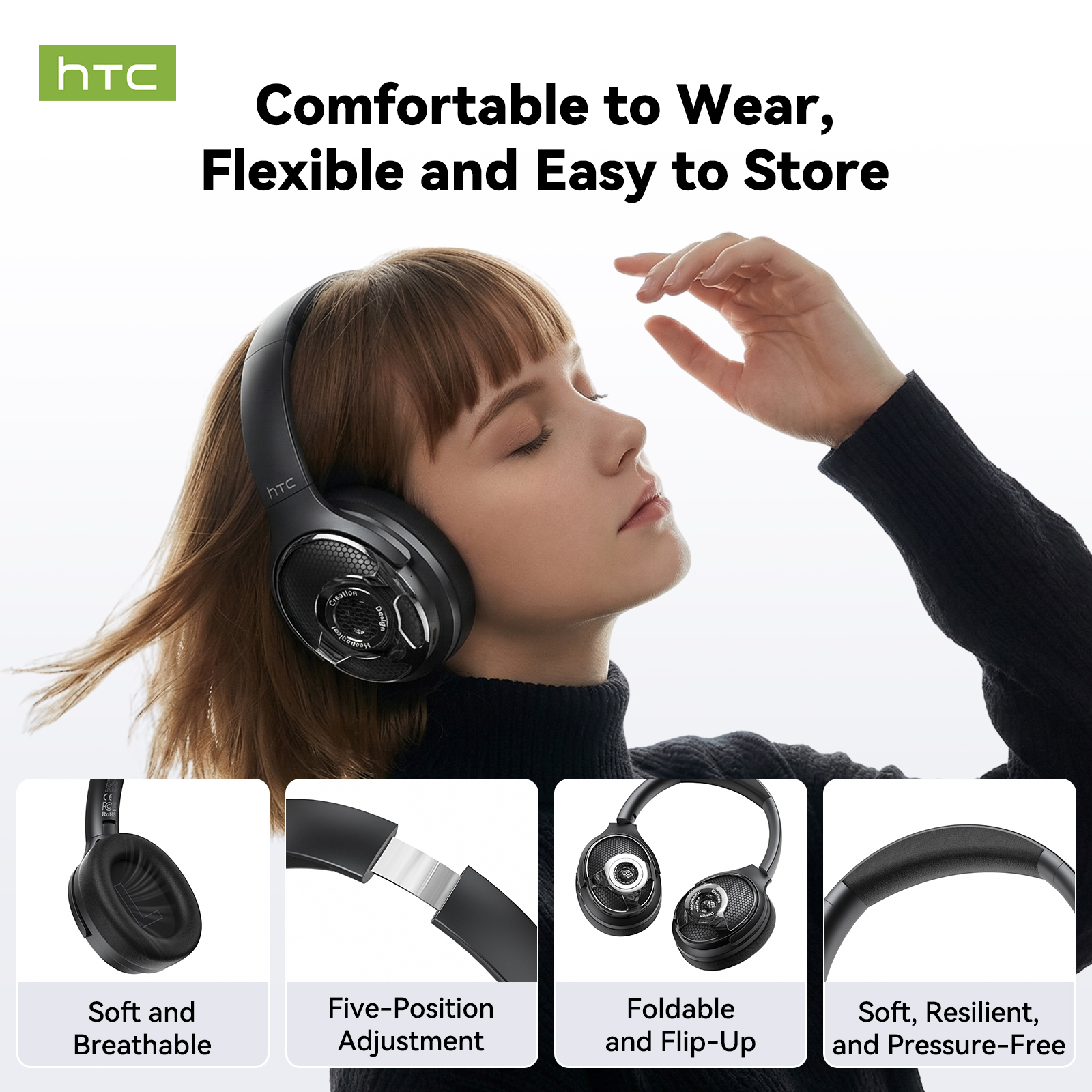 HTC HP09 Headphones Stereo Ear – Phone Cases Officeworks recenzja i cena