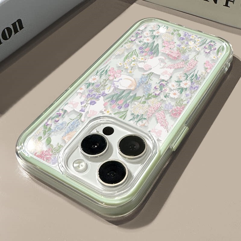 Cute Flower Cat Swan Soft Sili – Phone Cases Cat recenzja i cena