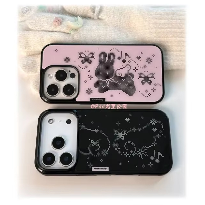 Korean Ins Sweet Girl Rabbit W – Phone Cases Girls recenzja i cena