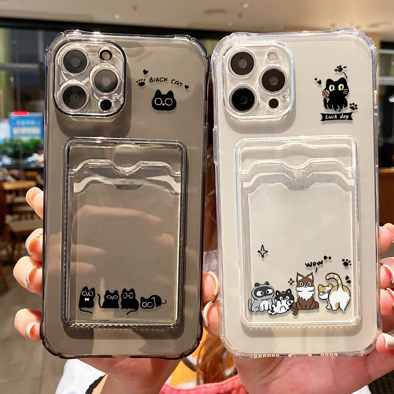 Cute Black Cat Phone Case For  – Phone Cases Xr Iphone recenzja i cena