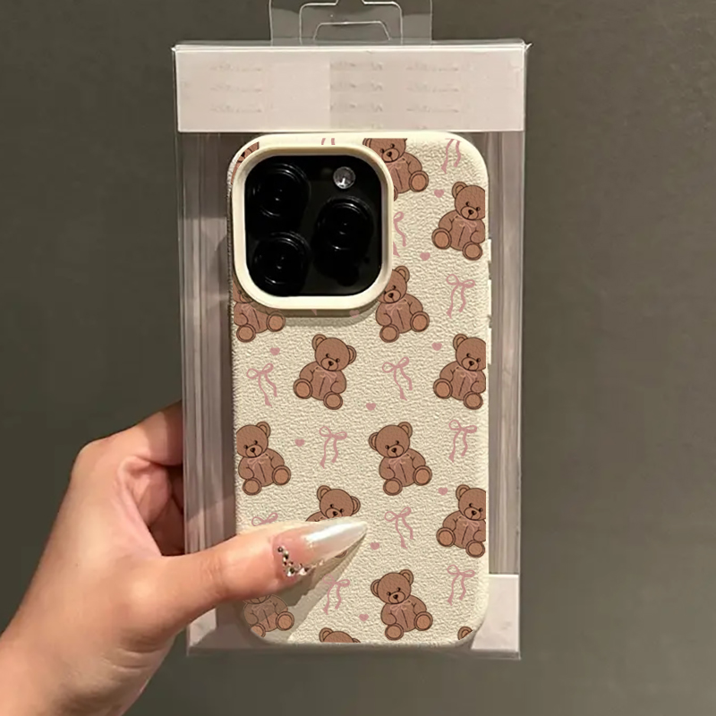 Cute Bow Tie Bear Lichee Patte – Phone Cases Girls recenzja i cena