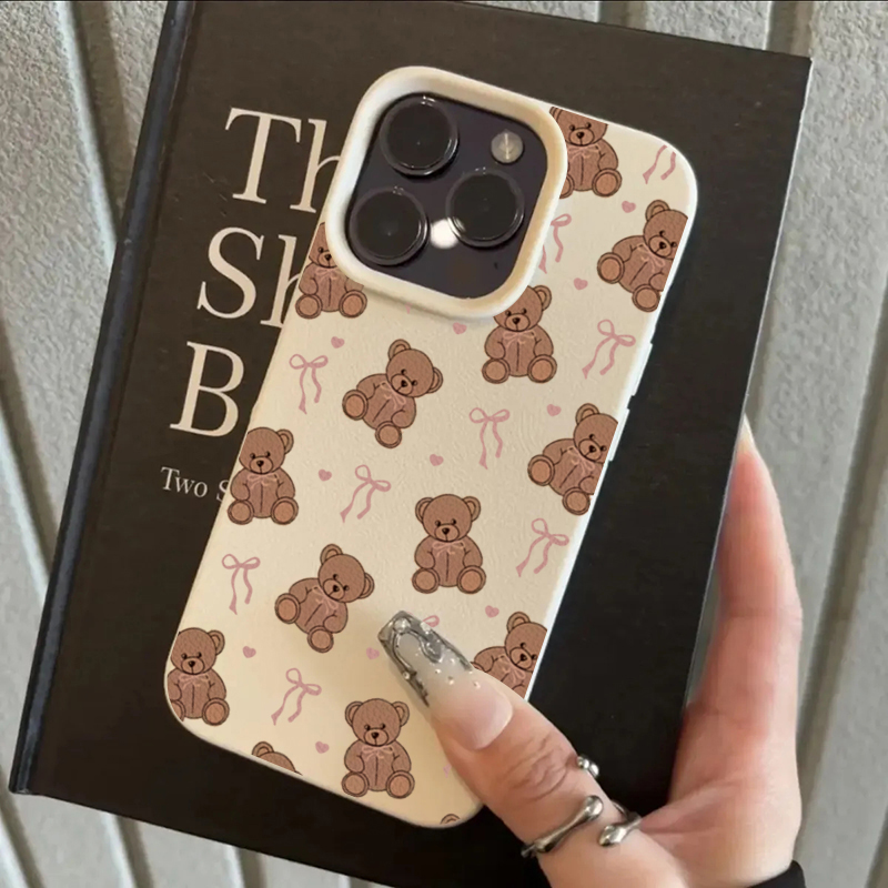 Cute Bow Tie Bear Lichee Patte – Phone Cases Girls recenzja i cena