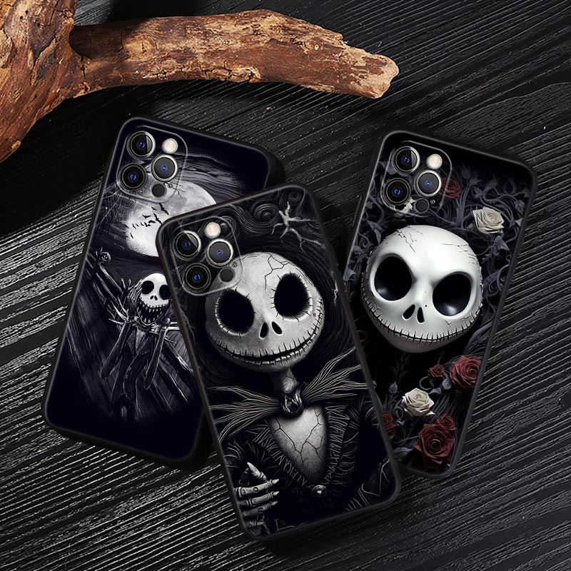 Jack Skellington Black Art Dis – Phone Cases Iphone 16 Pro Max recenzja i cena