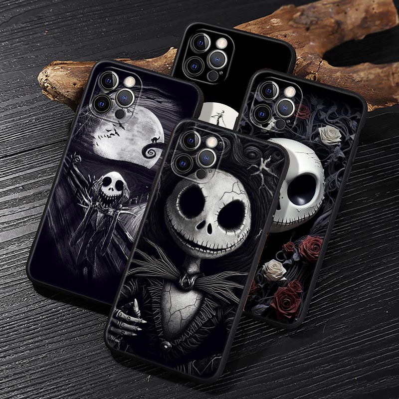 Jack Skellington Black Art Dis – Phone Cases Iphone 16 Pro Max recenzja i cena