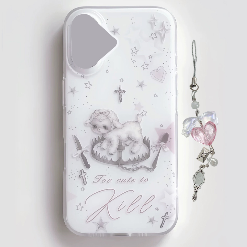 Y2k Korean INS Creative Cute P – Phone Cases Girls recenzja i cena