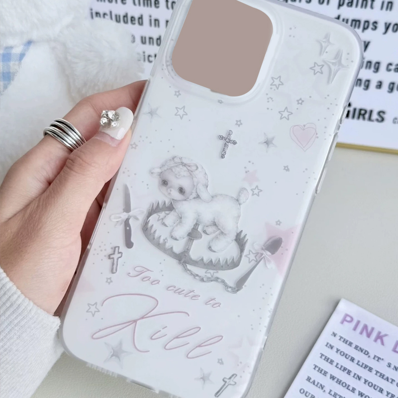 Y2k Korean INS Creative Cute P – Phone Cases Girls recenzja i cena
