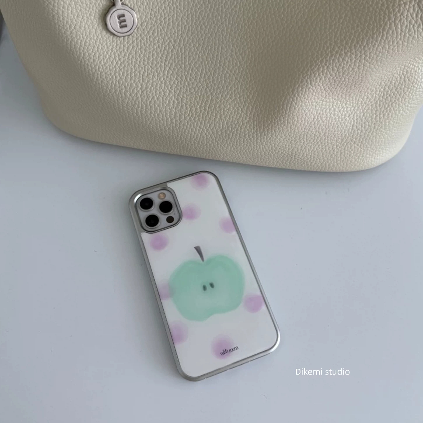 Korean ins Purple Polka Dot Gr – Phone Cases Purple recenzja i cena
