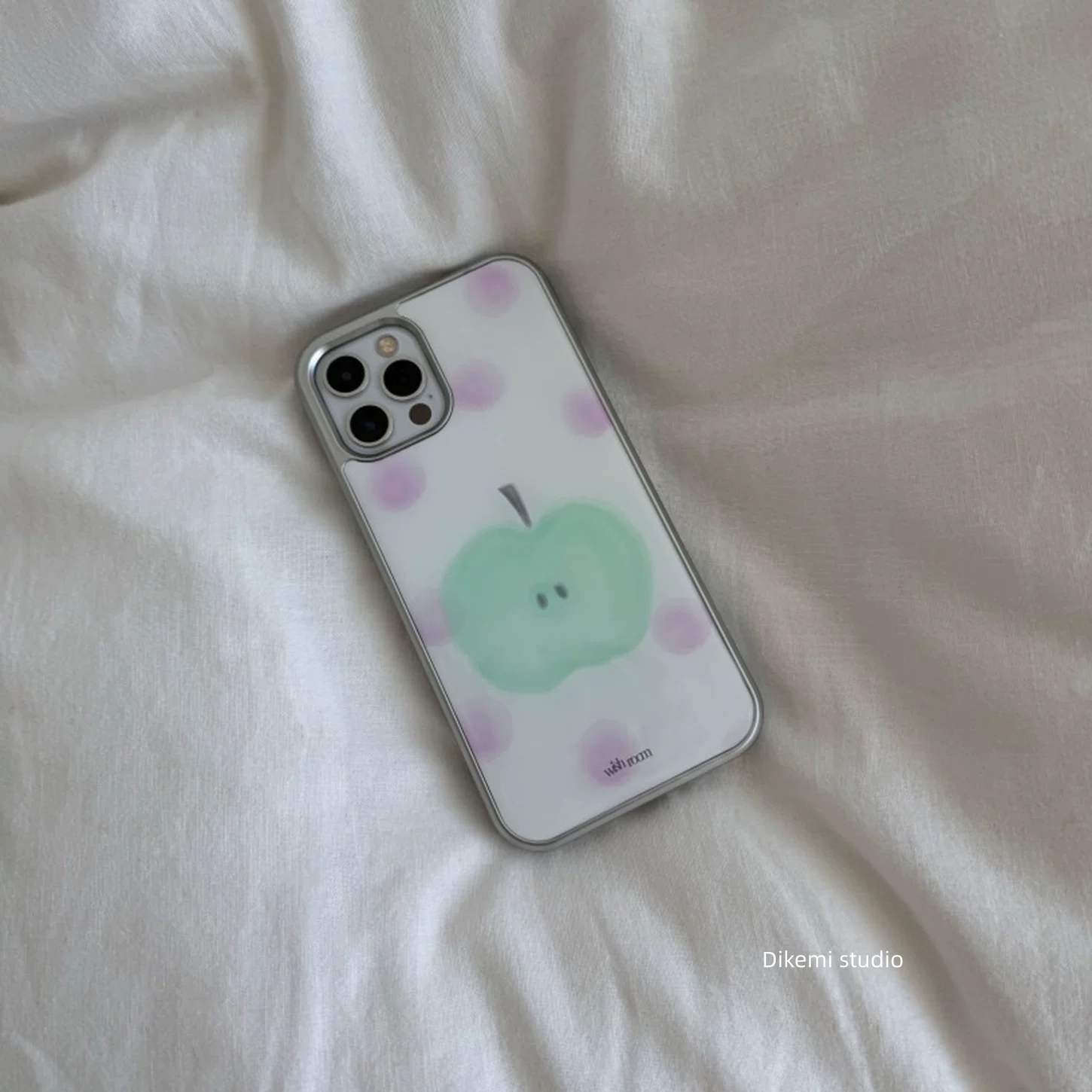 Korean ins Purple Polka Dot Gr – Phone Cases Purple recenzja i cena