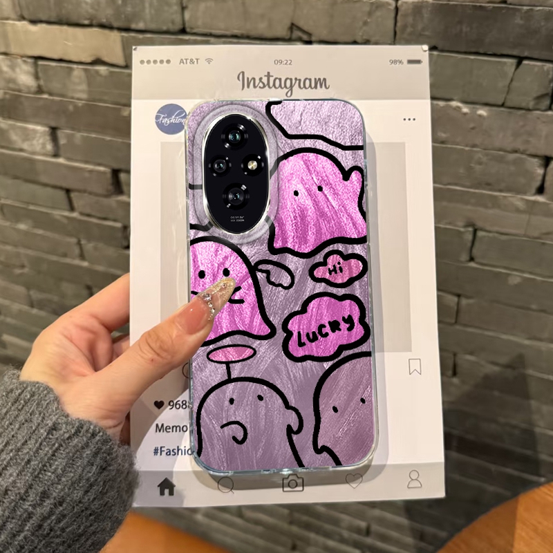 Purple Graffiti Cartoon Phone  – Phone Cases Purple recenzja i cena