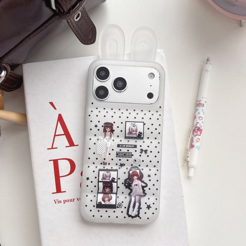 Japanese Y2K Cute Bunny Ear Ph – Phone Cases Girls recenzja i cena